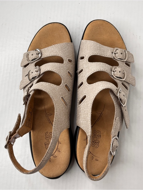 SAS Mystic Slingback Sandals Comfort Tripad Beige Leather Womens Sz 9 Narrow NEW main image 7